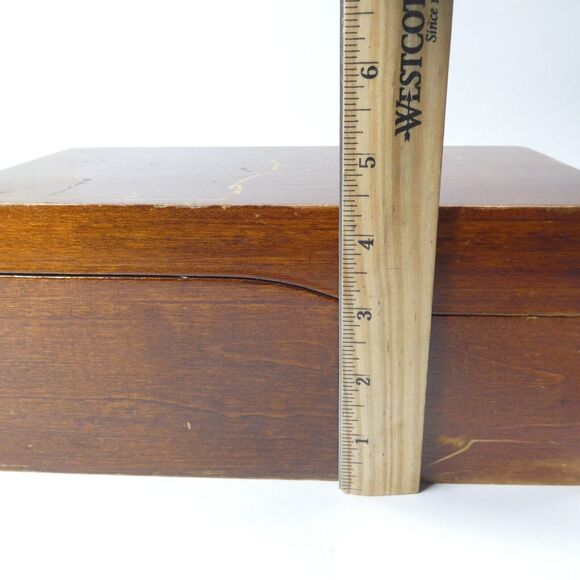 Globe Wernicke Wooden Recipe Box Card Holder Vintage 7310-C Peerless Tray - Picture 7 of 11